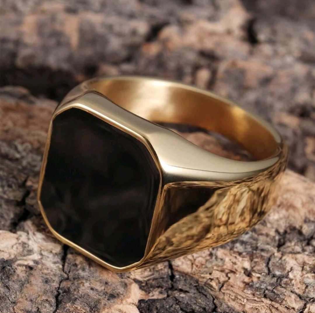 Anillo sello cuadrado