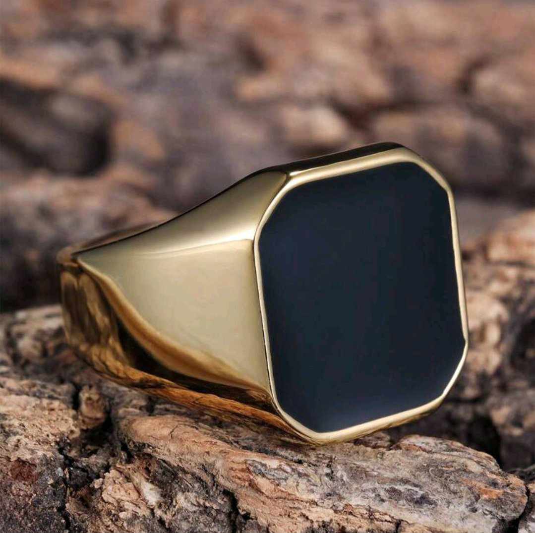 Anillo sello cuadrado
