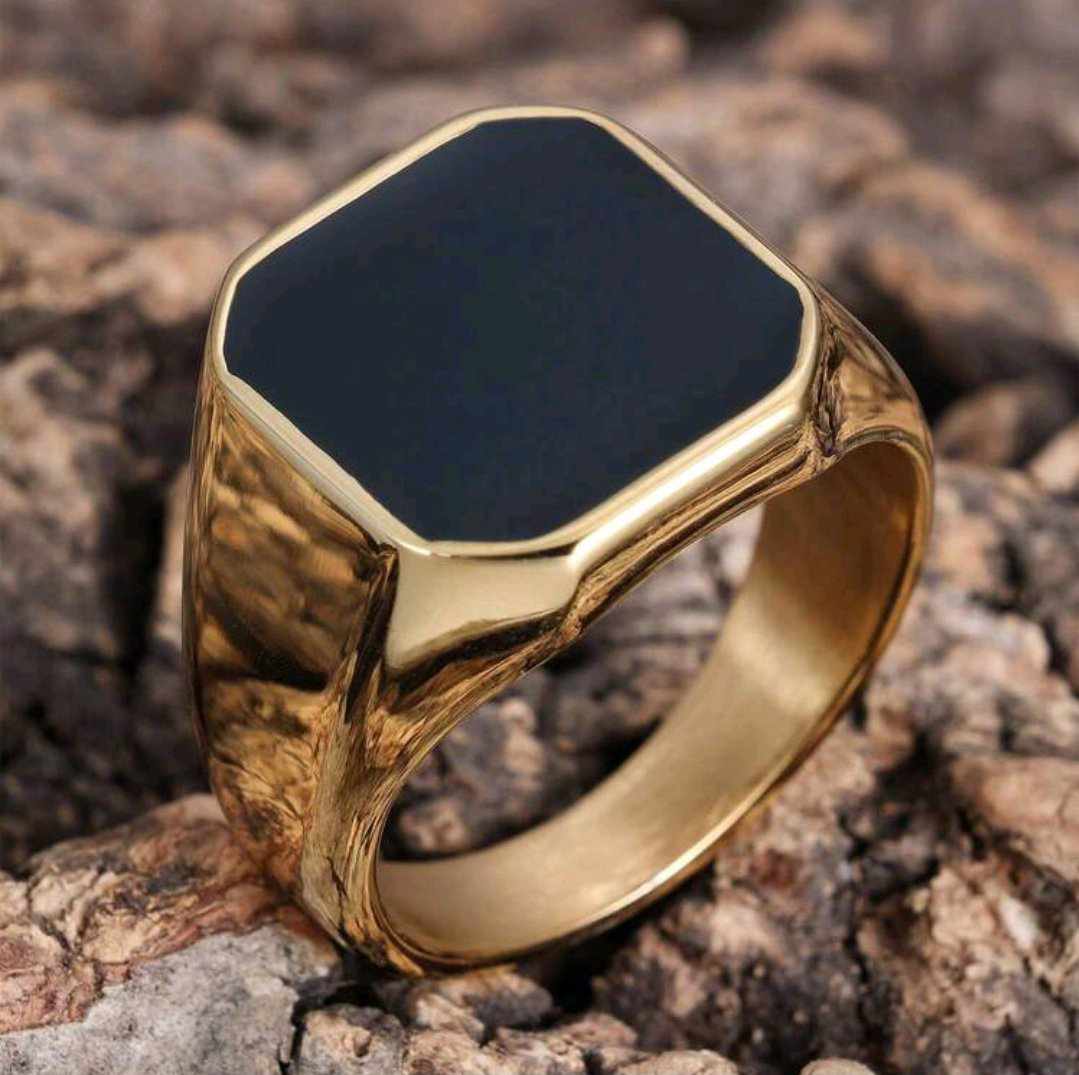 Anillo sello cuadrado