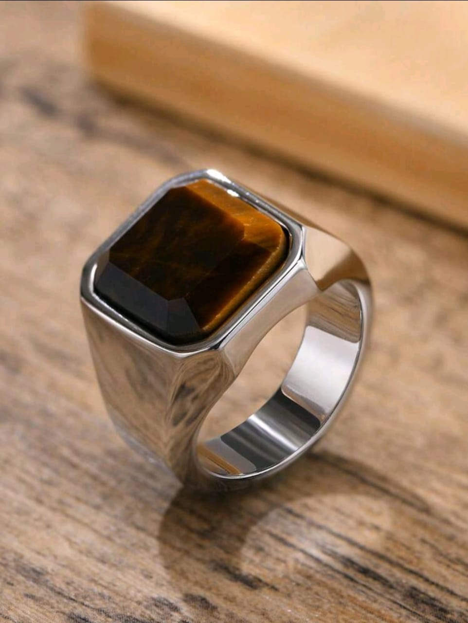 Anillo ojo de tigre