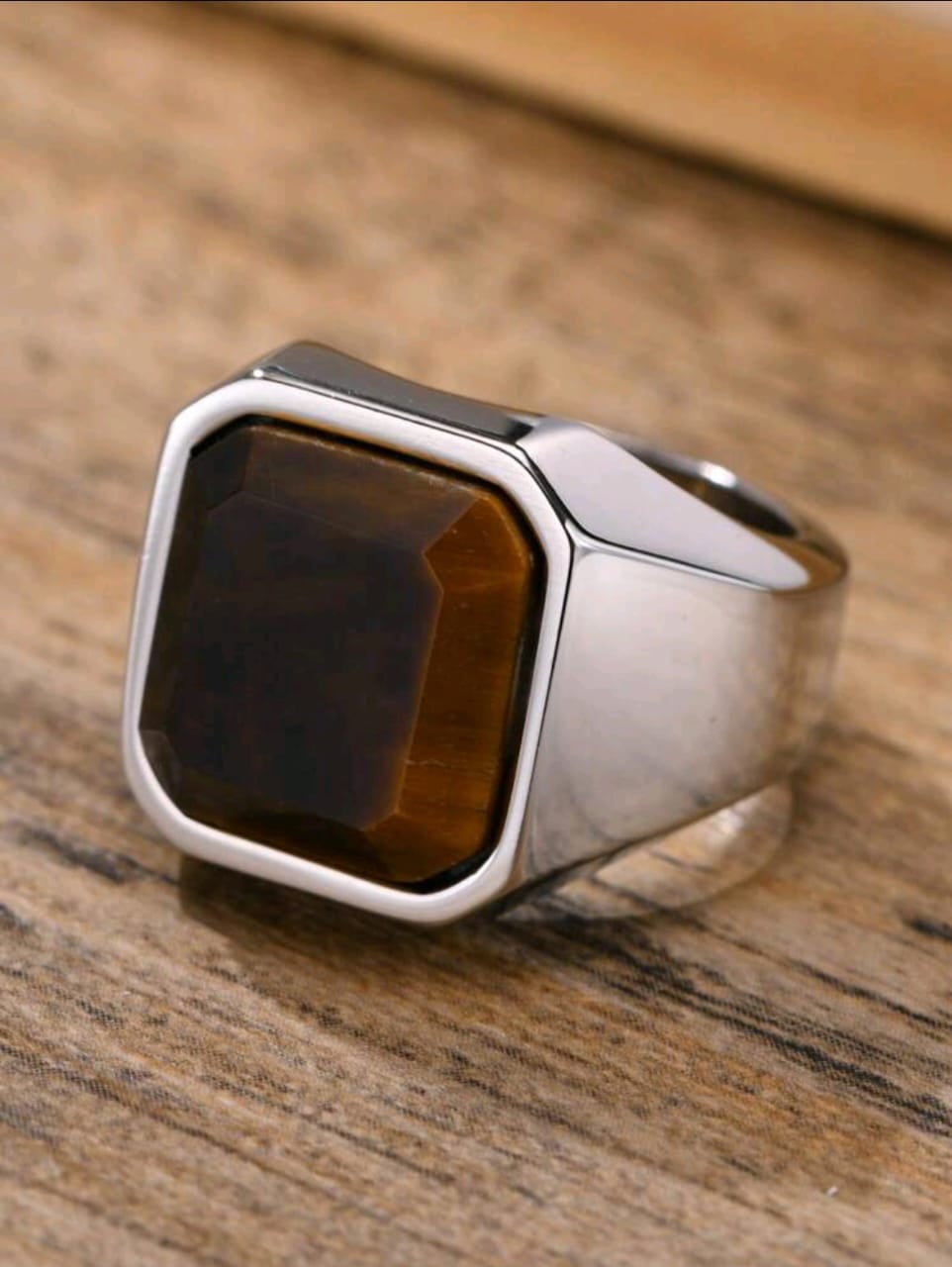 Anillo ojo de tigre